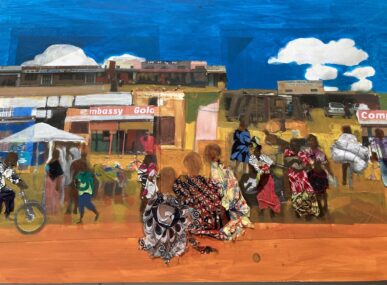 Markets in Malawi: a painting